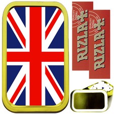 UNION JACK SMOKING SET, GOLD
