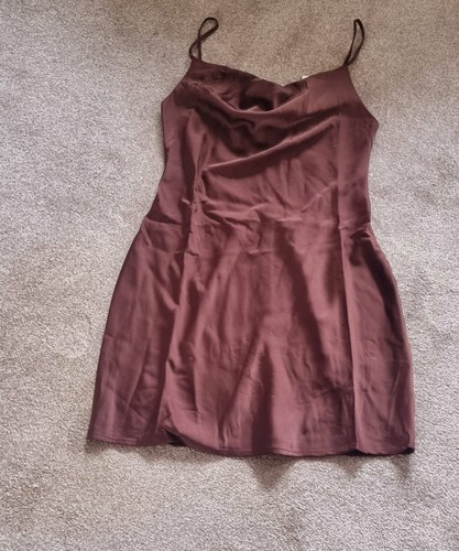 Urban outfitters brown satin - urban,