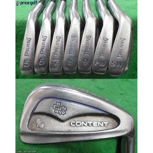 Spalding iron set rh used - p,