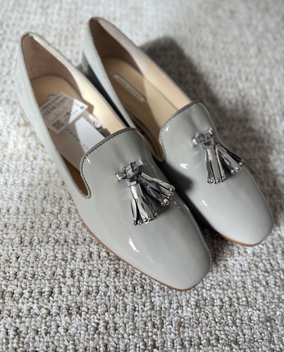 Zara patent tassel loafers - patent,