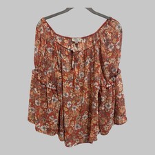 Boho Womens Semi Sheer