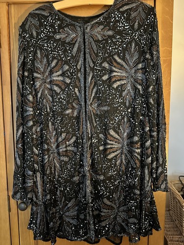 Vintage 80s beaded jacket - vintage,