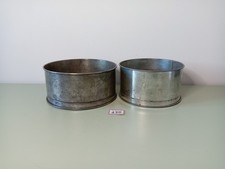 2x Vintage Round Loose Base