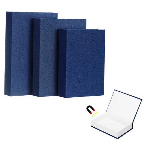 3pcs fake book box 6 - fake, 10.6"