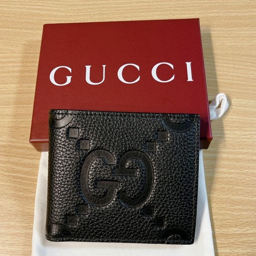 Gucci fold leather wallet - fold,
