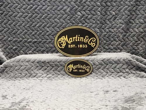 Martin guitars sticker set - martin,