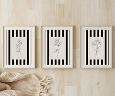 Minimalist Floral line art