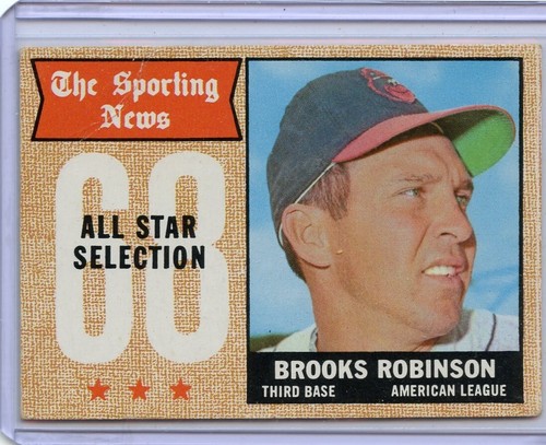 1968 topps brooks - topps,
