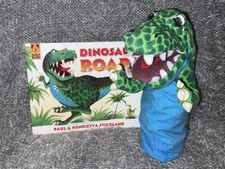 Dinosaur Roar ! By Henrietta & Paul Stickland Book And Hand Puppet Vintage 90s