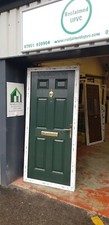 Composite double glazed door