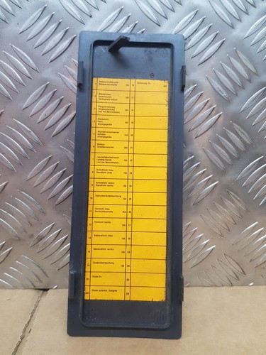 Mercedes plastic fuse box - t1,