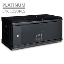 Platinum Enclosures 4u 300mm Deep Wall Mounted Data Cabinet 19 Inch Sever Rack
