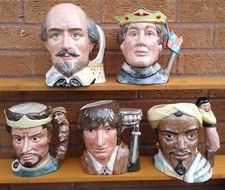 ROYAL DOULTON “THE SHAKESPEAREAN COLLECTION” - SELECTION OF LARGE CHARACTER JUGS