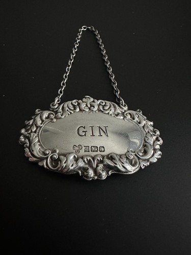 Solid silver rococo style gin - style,