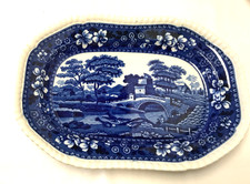 Copeland Spode Vintage Spode's Tower Medium Meat Platter.
