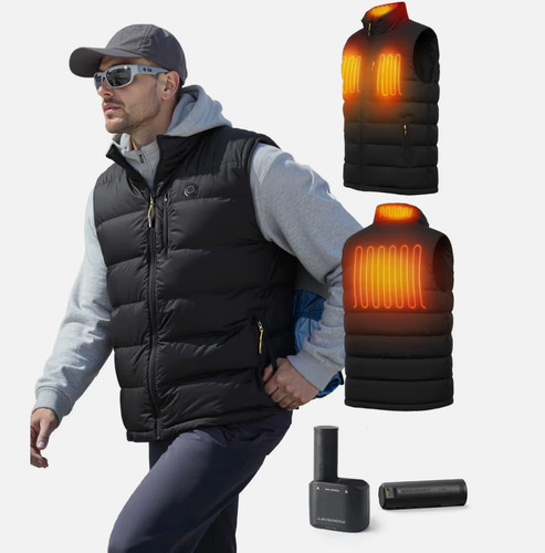 Men heated winter - heated, vest
