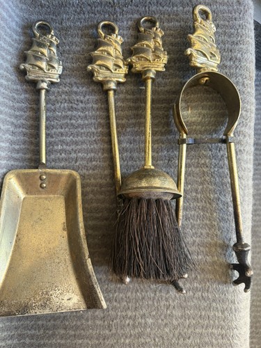 Vintage fireplace companion - fireplace,