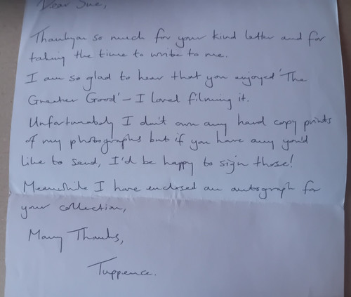 Original handwritten letter - handwritten,