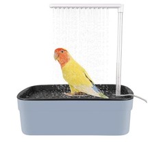 Bird Bath Tub, Automatic Water Cycle Bird Bath with Multiple Faucets
