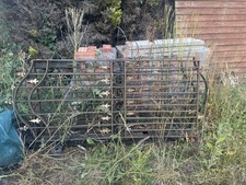 6ft Metal Gates With Steel Posts X2