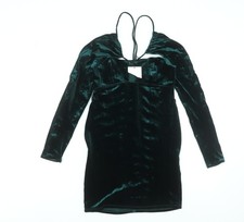 ZARA Women Green Velvet