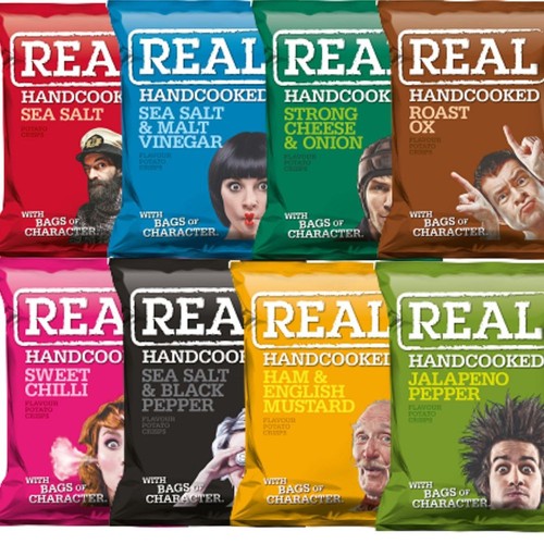 Real crisps mixed box - crisps,