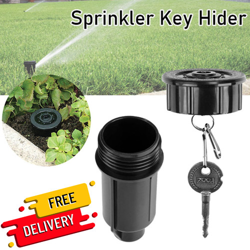 Hidden key safe sprinkler head - hidden,