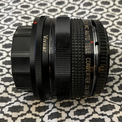 Vivitar teleconverter - mc, 2x
