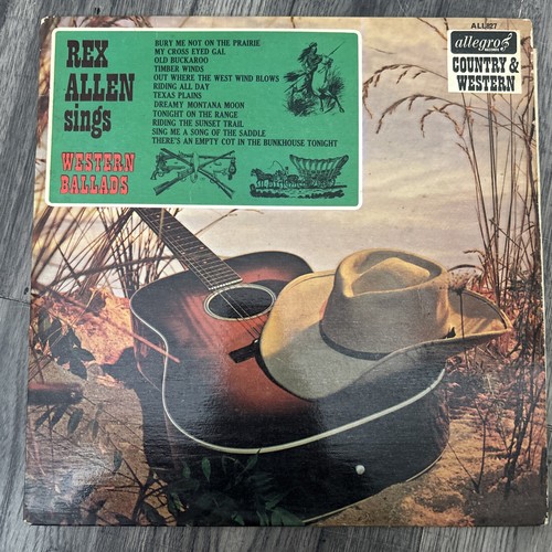 Rex allen sings western - allen,