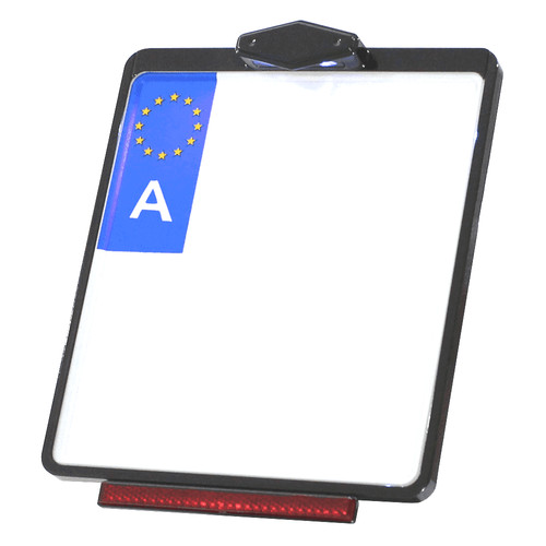 License plate holder - , with