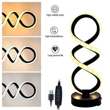 Spiral LED Table Lamp Bedside