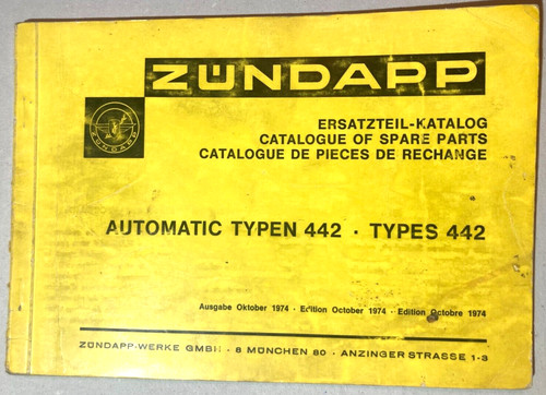 Spare parts list catalog - parts,