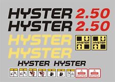 Hyster 2.50 Fork Lift Decal Set 