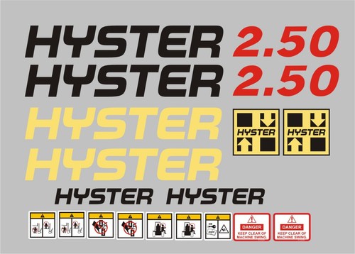 Hyster fork lift decal - lift,