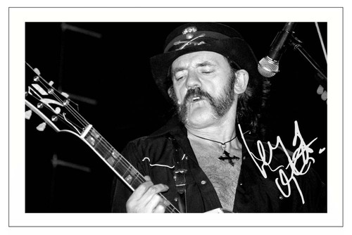 Lemmy kilmister signed - lemmy,