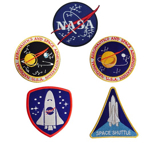 Nasa space logo iron sew - space, on
