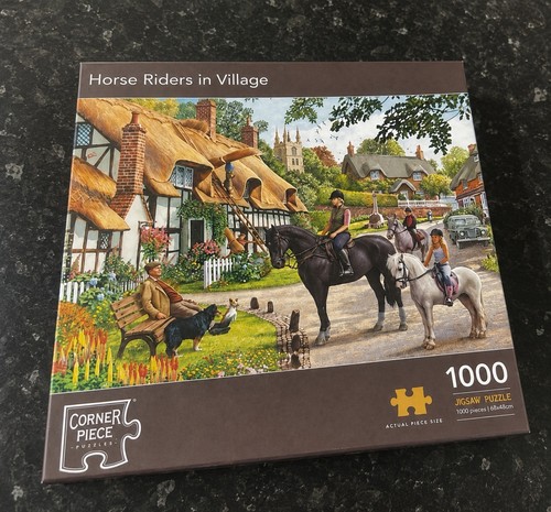 Corner piece puzzles horse - piece,