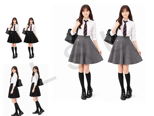 Pack girls jersey - 2, skirts