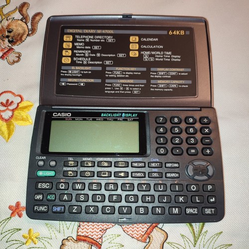 Casio 4700l digital diary - sf-4700l,
