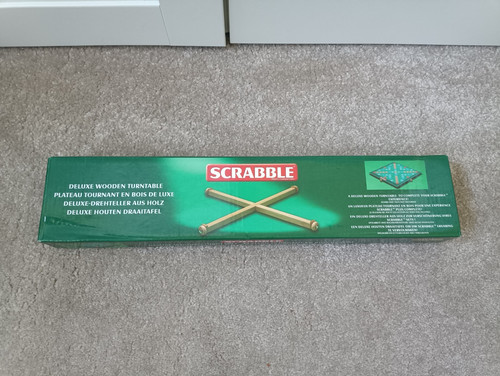 Scrabble deluxe wooden - deluxe,