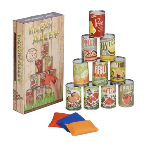 Tin can alley outdoor carnival - tin,