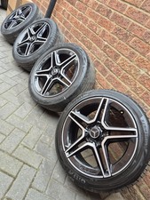 MERCEDES CLA A / B CLASS 18” AMG ALLOY WHEELS TYRES Vito A177 A176 4x Genuine 