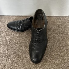 Austin Reed of Regent Street Size 10 Black Leather Dress Shoes