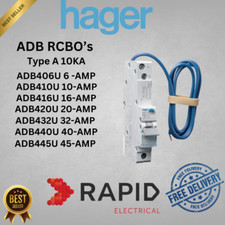 Hager ADB RCBO SP 10ka Type