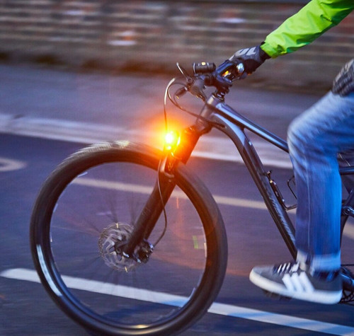 Bike side light - light., amber