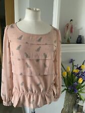 Blouse From Next Size 10 Cat Design
