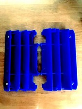 YAMAHA YZ 125  YZ 250  2005-2021   POLISPORT RADIATOR LOUVRES RAD GUARDS  BLUE 