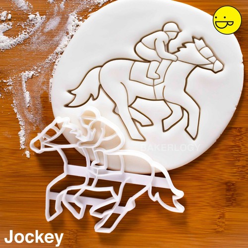 Jockey cookie cutter - , |horse