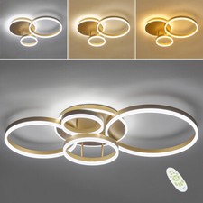 3/5 Ring LED Ceiling Lamp Gold