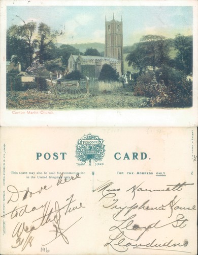 Combe martin church peacock - martin,